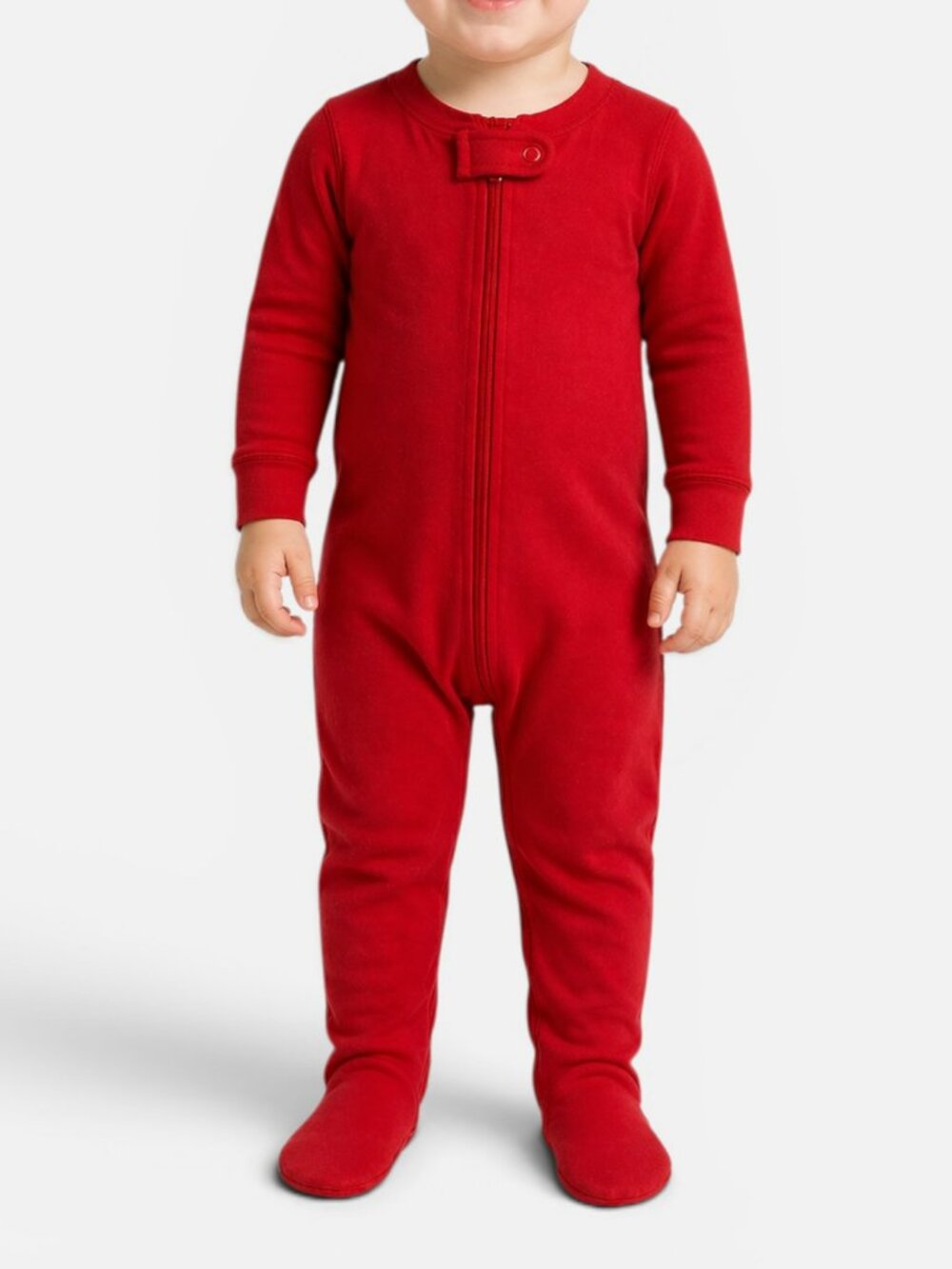 Hanna Andersson Red Footed Pajamas 2T Zip One Piece Sleeper Boys Girls